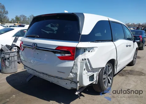 2023 Honda Odyssey Touring from USA, damaged, VIN 5FNRL6H84PB050407